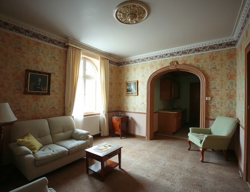 Luxury full home renovation before